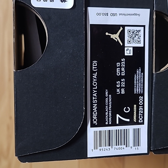 Nike Jordan Stay Loyal TD Toddler Infant Black Shoe Sneaker DC7231-002 - Picture 13 of 15